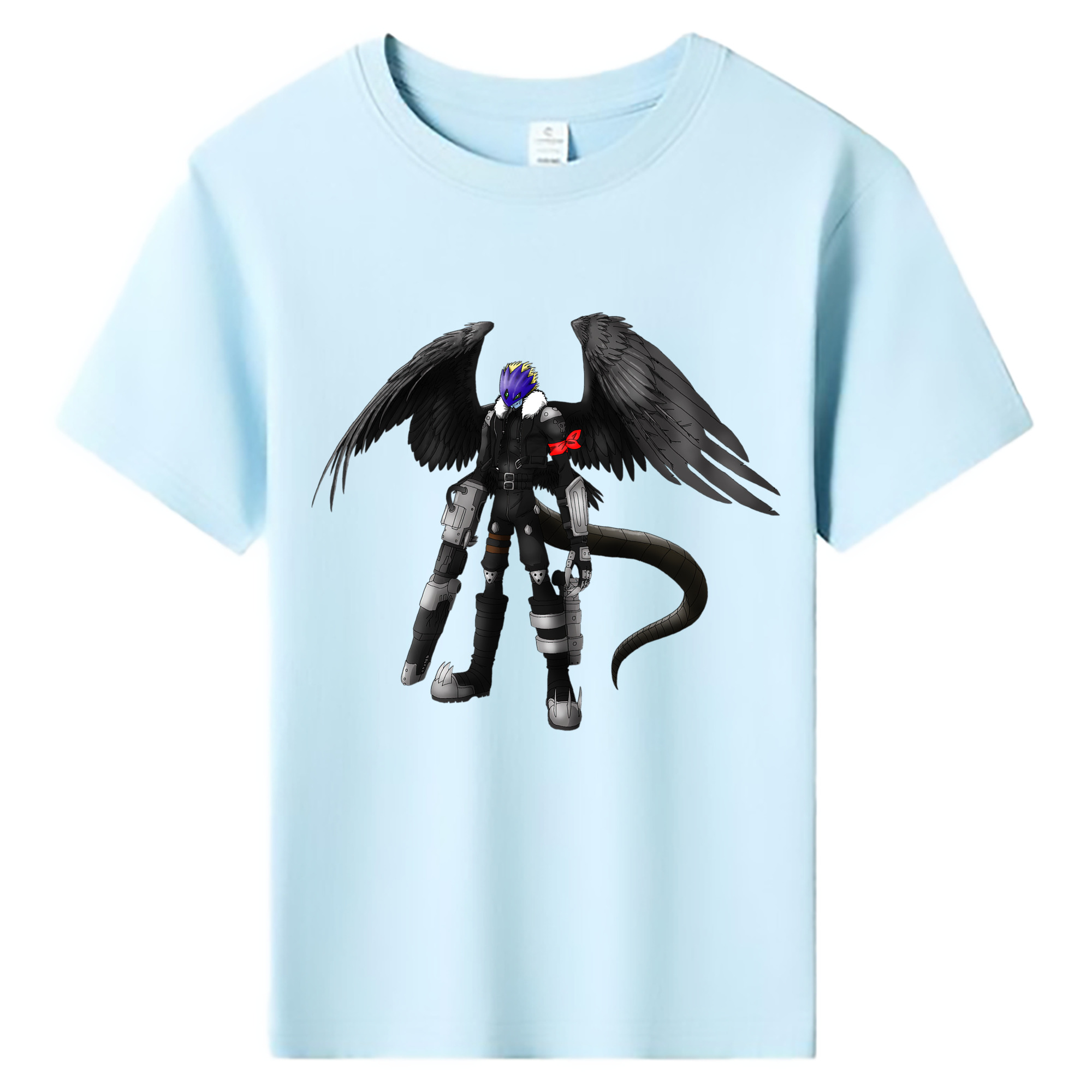 （画像用） Digimon デジタルモンスター/デジモン 綿100％キッズTシャツ（フロントプリント）